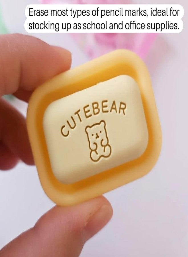 AMYCAUR 3D Mini Soap Eraser Rubber for Kids, Non Dust & Smudge-Free Eraser, School Set, Non-Toxic, Fancy, Compact Size Soap Erasers, Stationery Set, Birthday Return Gift (10 Pcs) - Image 2